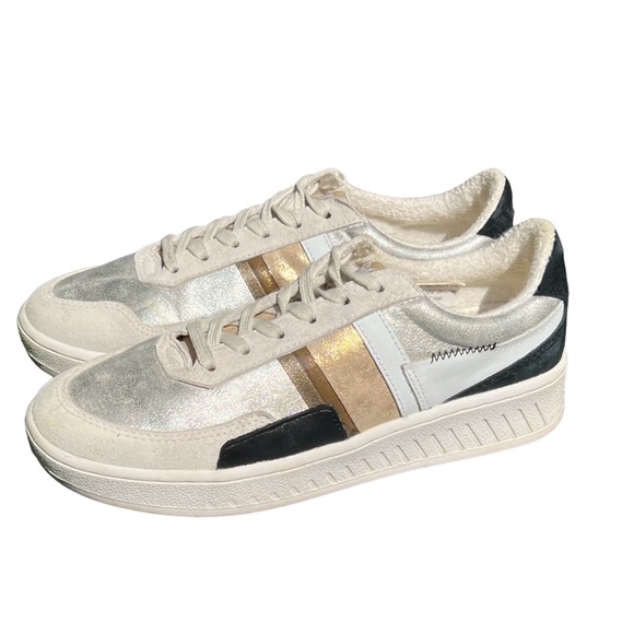 Gola Shoes - Gola Silver and Gold Women's Sneakers